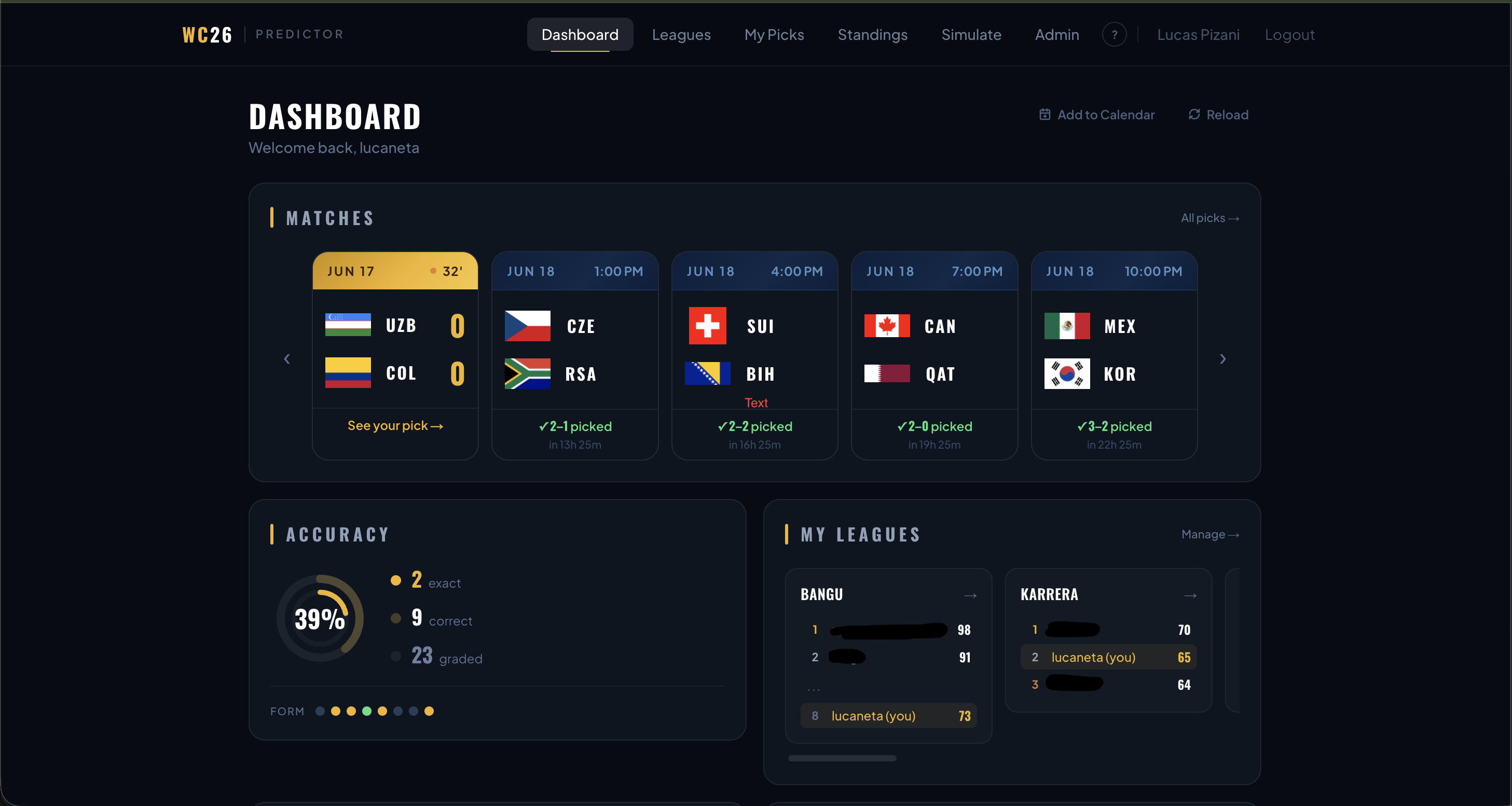 World Cup Predictor